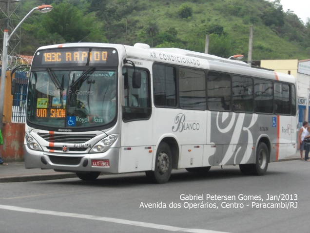 Transportes Blanco (Expresso São Jorge) - RJ 136.154 / Marcopolo Torino MB OF-1721 E5Linha: 193C - Paracambi x Central (Rápido)