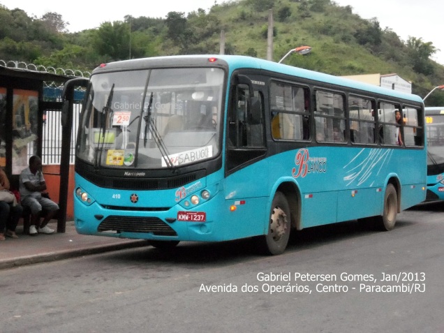 Transportes Blanco (Expresso São Jorge) - 410 / Marcopolo Senior Midi MB OF-1418Linha: NC02 - Cascata x Lages (via Paracambi)